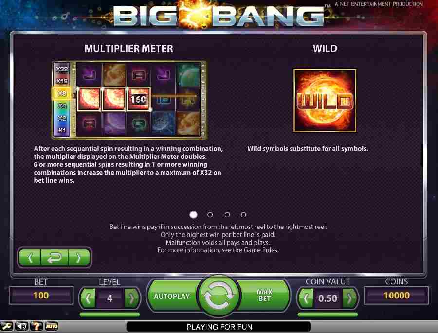 Big Bang Multiplier Meter Feature