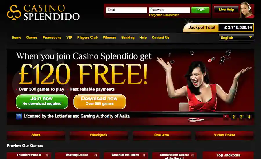 Casino Splendido Screenshot
