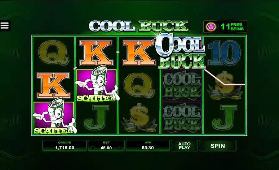 Cook Buck 5 reel win