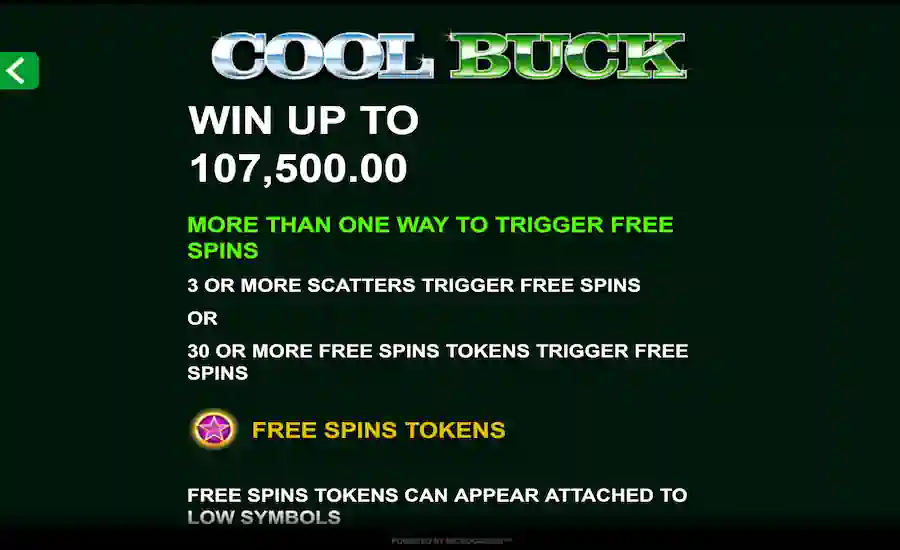 Cook Buck 5 reel  Free Spins