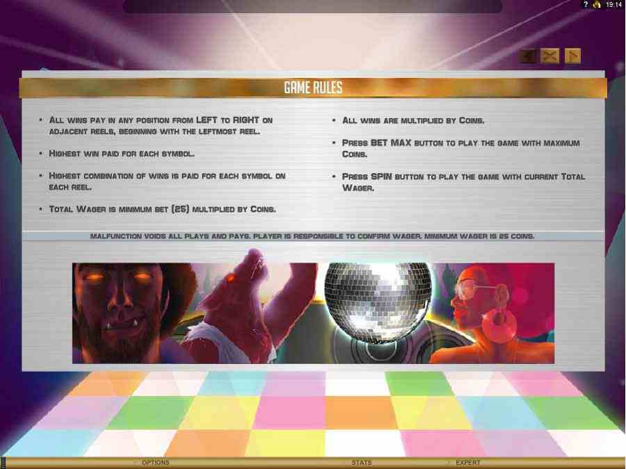 Game Rules Screen