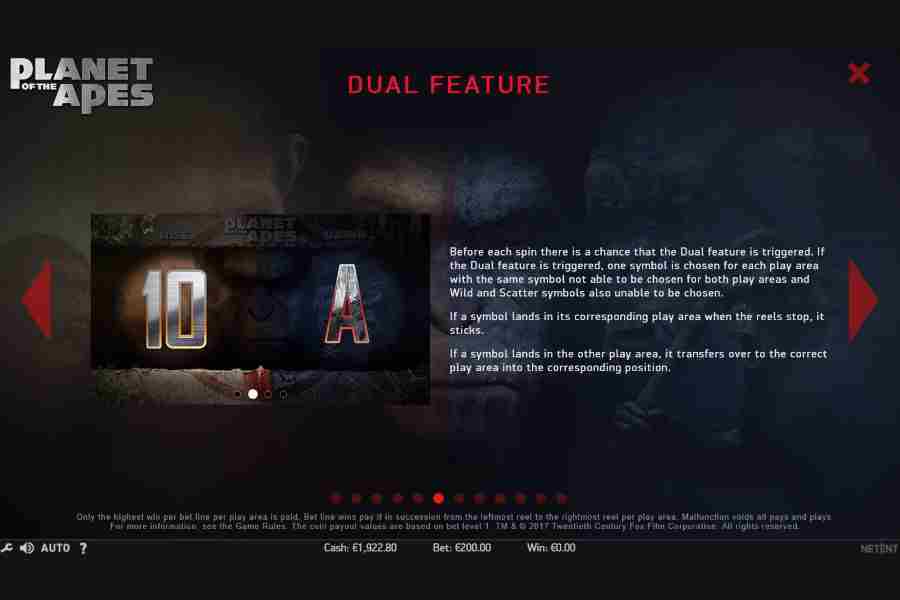 Planet of the Apes Dual Feature