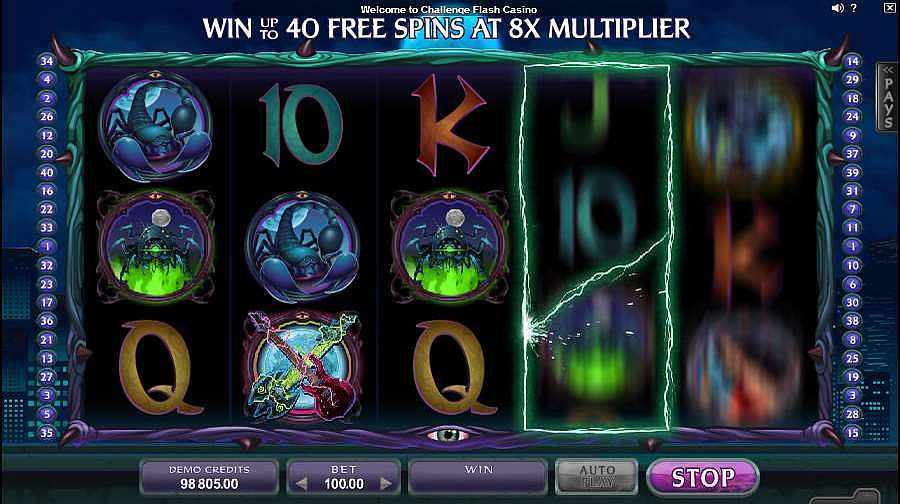 Electric Diva Slots Bonus Reel