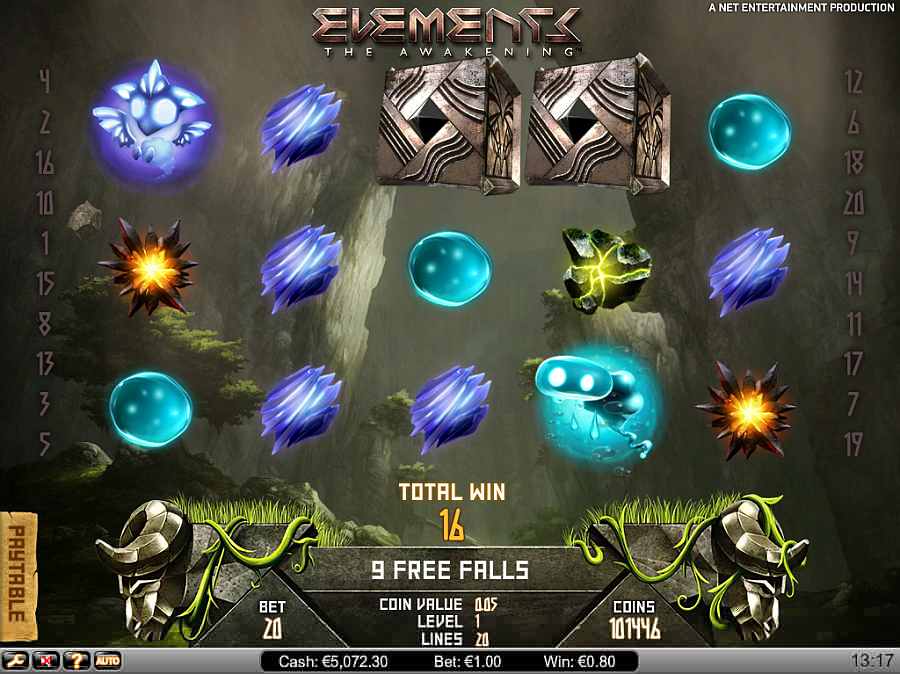 Elements Free Spins Game