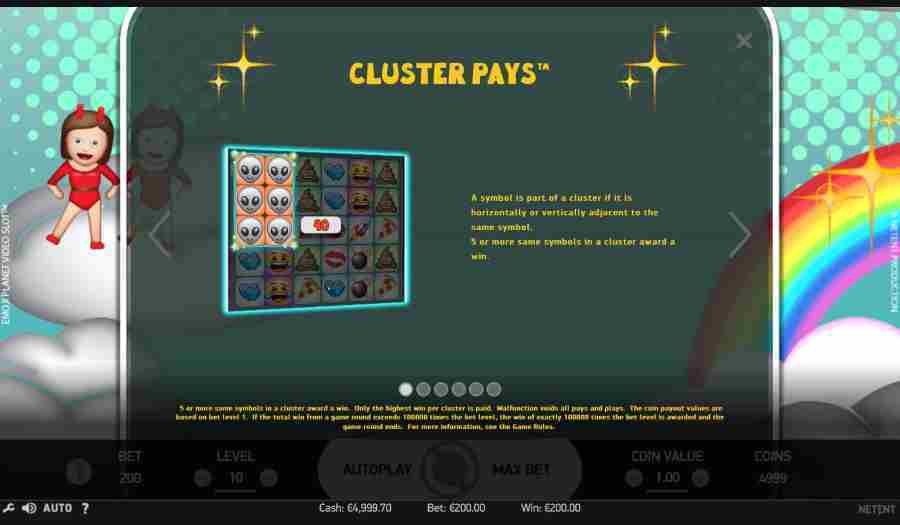 Cluster Pays Feature