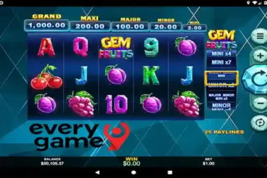 Everygame Gem Fruits Bonus Screenshot
