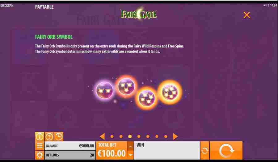 Fairy Gate Orb Symbol Feature