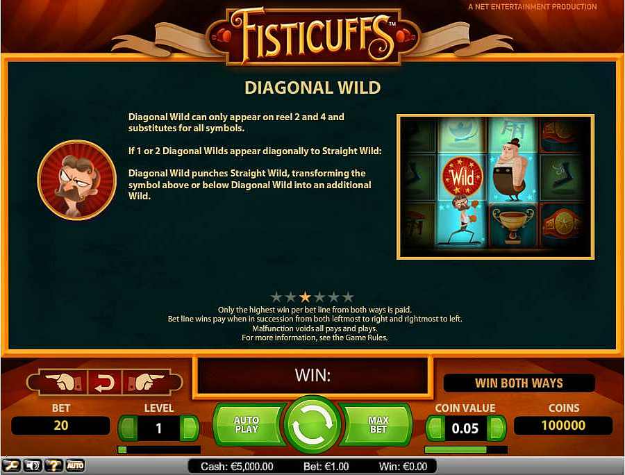 Fisticuffs Diagonal Wild