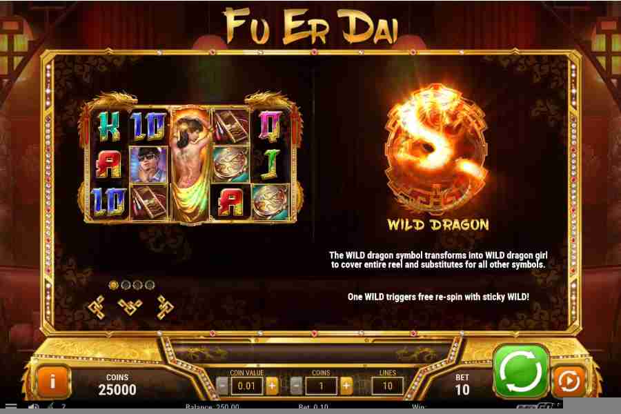 Fu Er Dai Wild Drogon Paytable