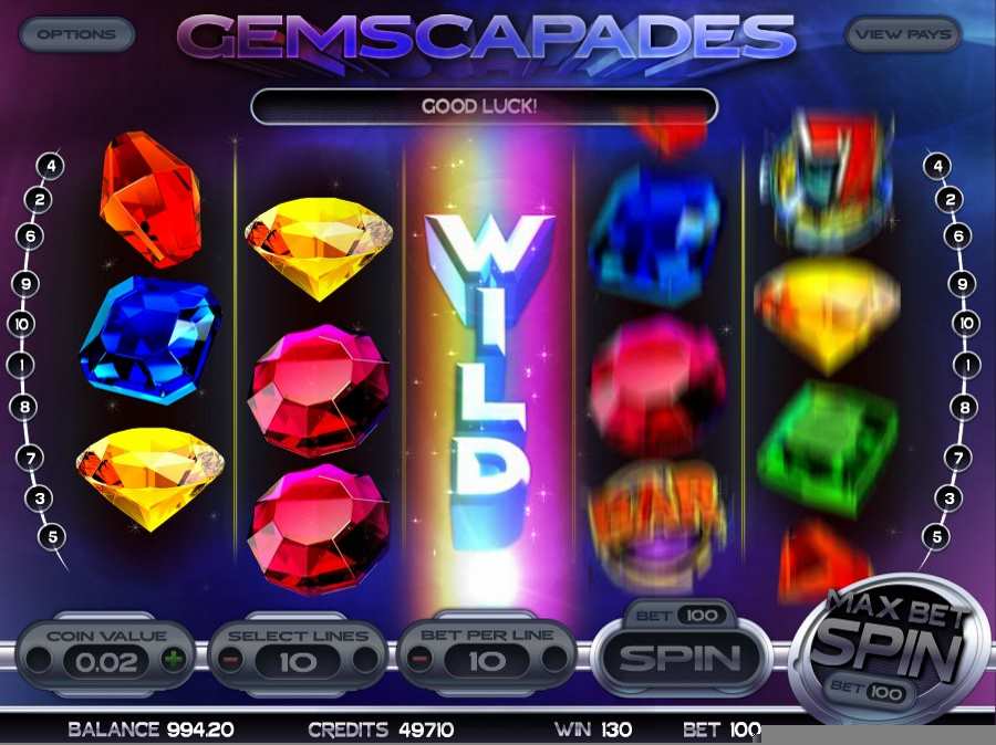 Gemscapades  Wild Symbol Won