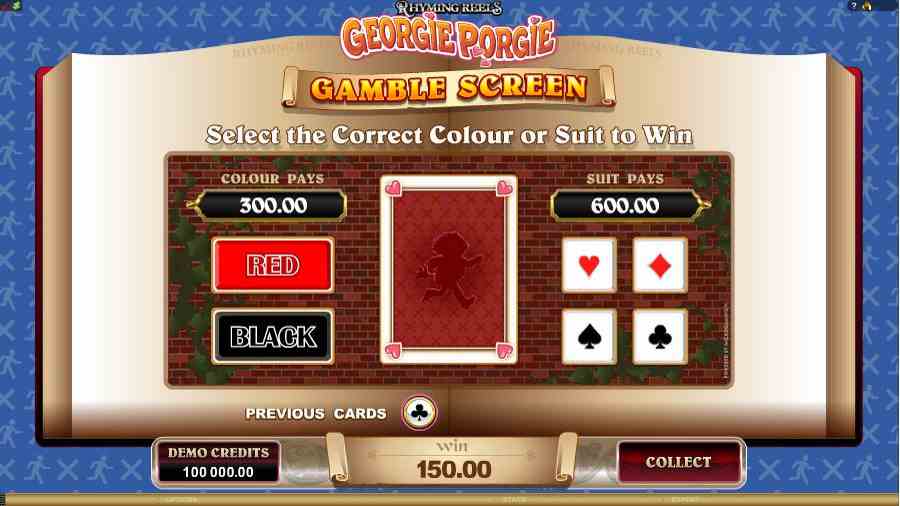 Georgie Porgie Gamble Screen