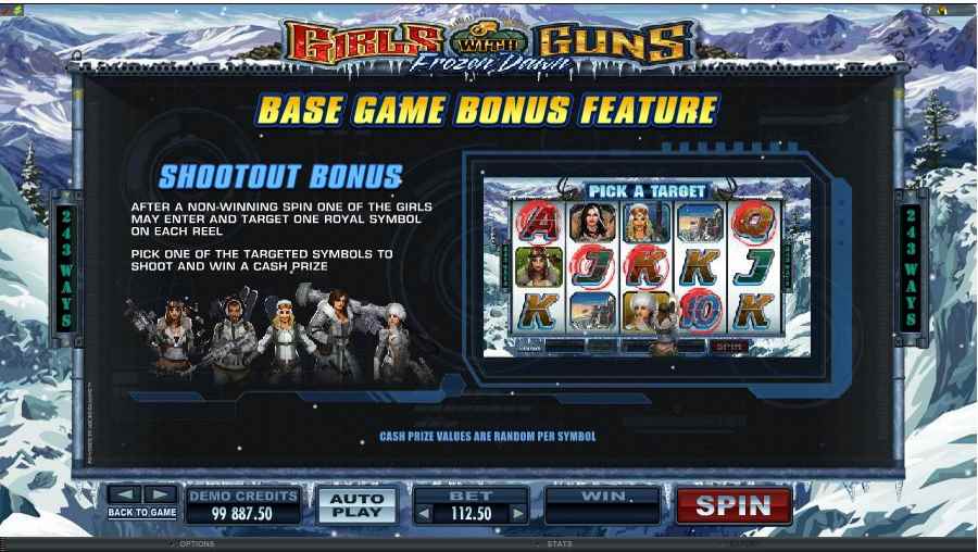 Girls with Guns Shootout Bonus Feature
