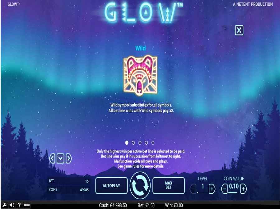 Glow Wild Symbol Feature