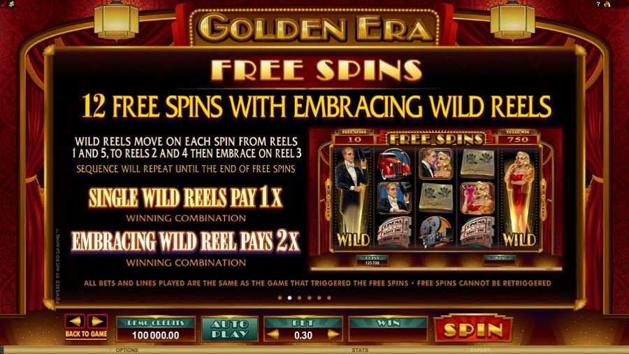 Golden Era Embracing Wild Reels
