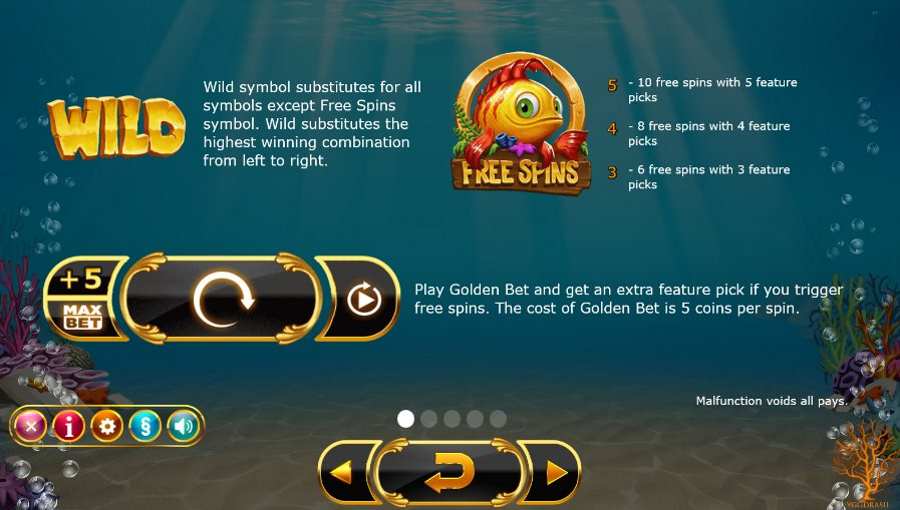 Golden Fish Tank Wild Feature