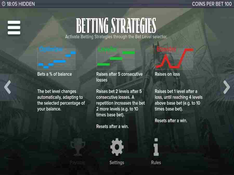Hidden Betting Strategies