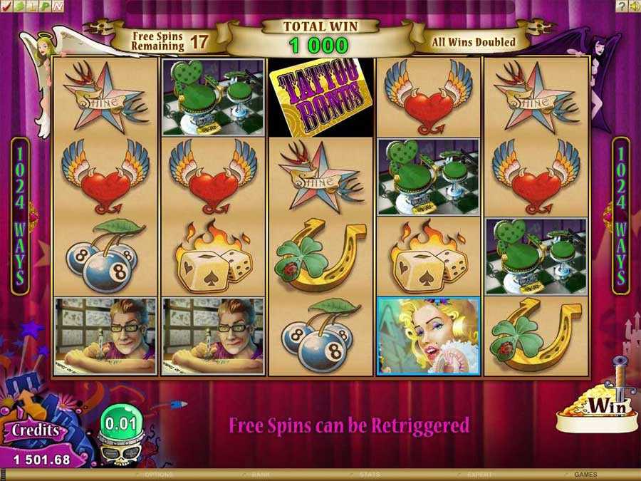 Hot Ink Free Spins Mode