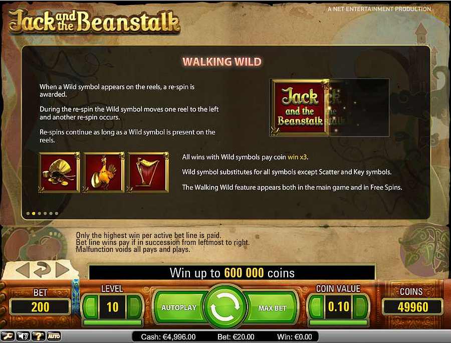 Jack and the Beanstalk Walking Wild Table