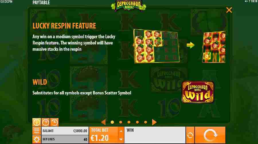 Lucky Re-spin Feature