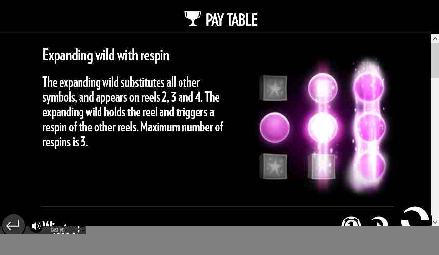 Expanding wild respin