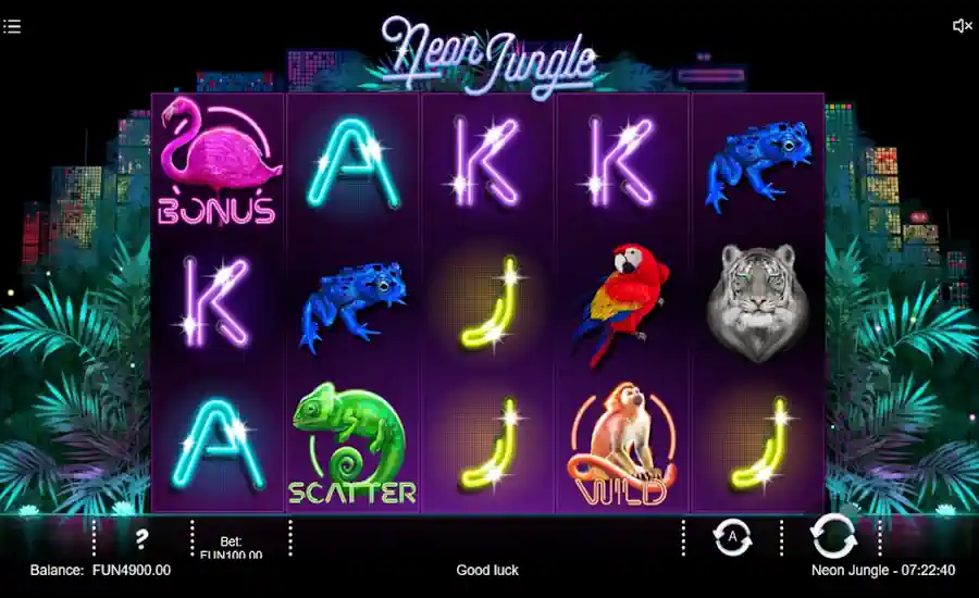 Neon Jungle Screenshot