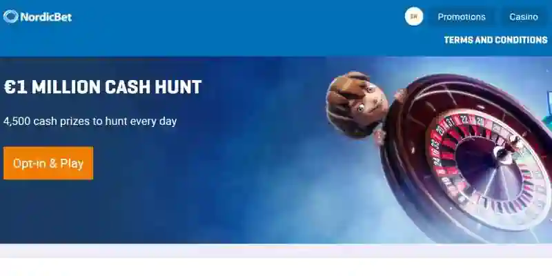 Nordicbet €1 Million Cash Drop Nordicbet €1 Million Cash Drop Giveaway