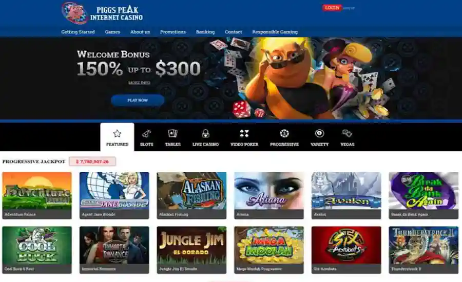 Piggs Peak Casino Screenshot