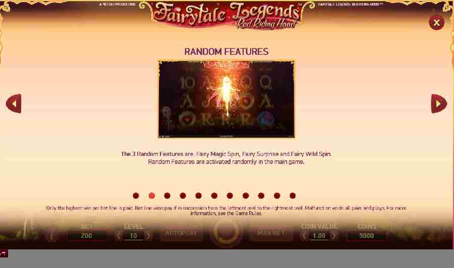 Red Riding Hood Randon Features