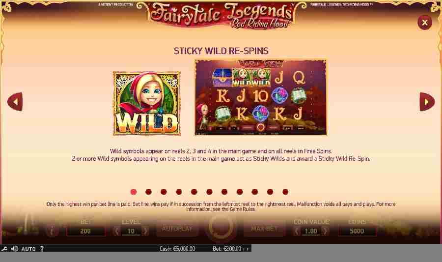 Sticky Wild Re-Spins Feature