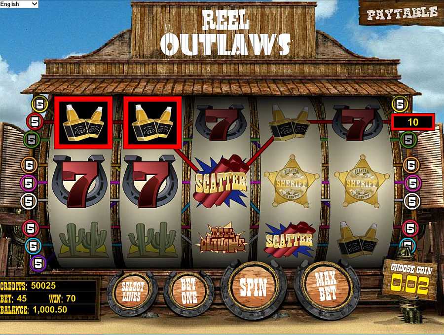 Reel Outlaws Screenshot
