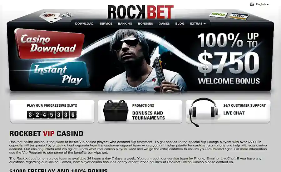 Rockbet Casino Screenshot