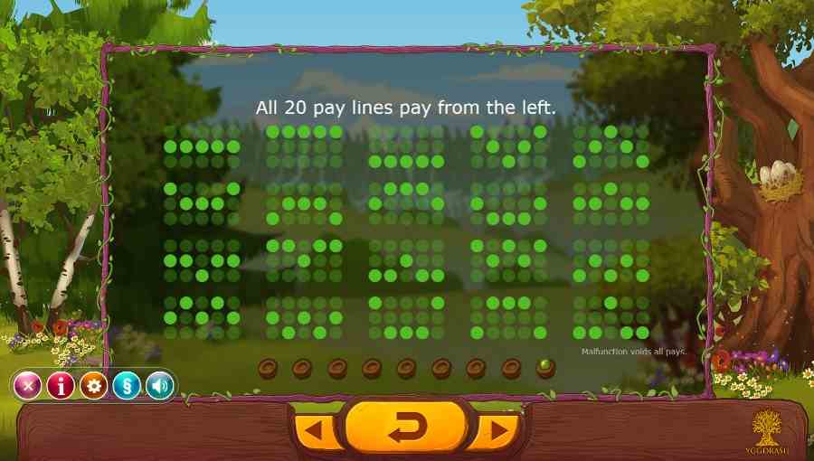 Seasons PayLines Screenshot 