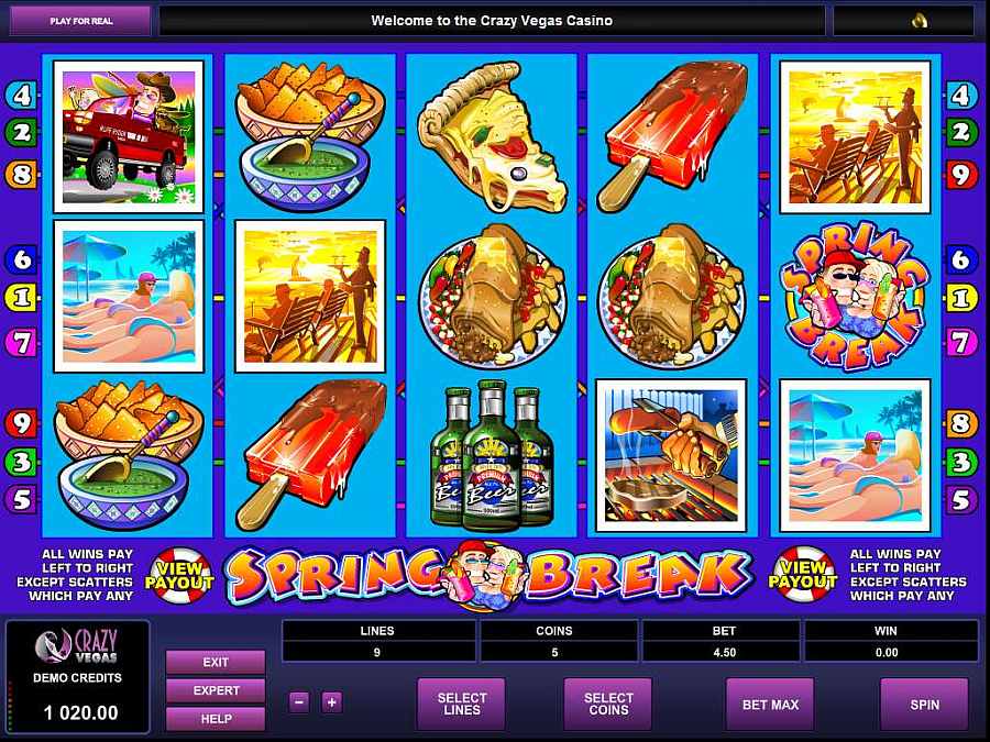 Spring Break Main Slot Screenshot
