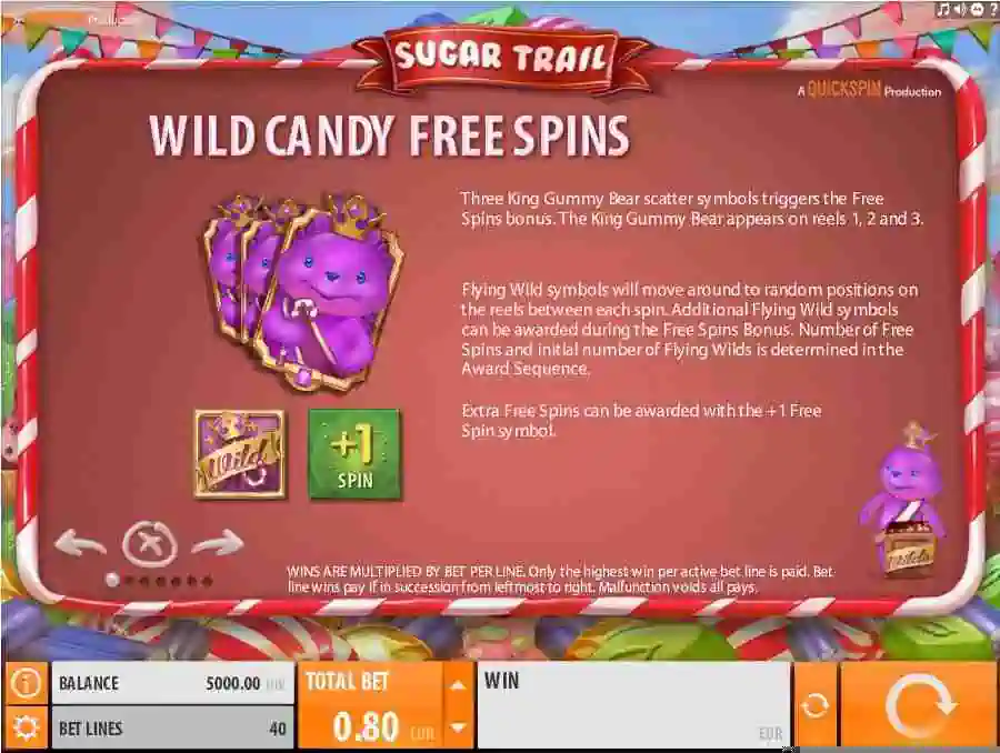 Wild Candy Free Spins