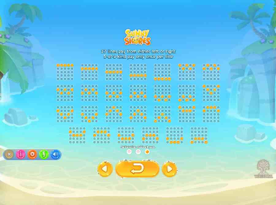 Sunny Shores 27 Ways Win Lines