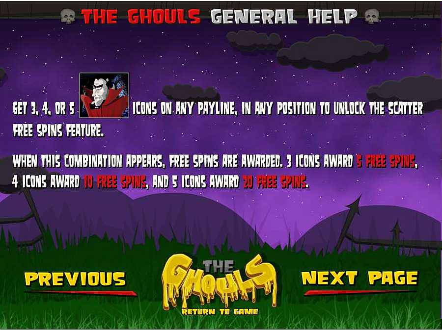The Ghouls Free Spins Feature