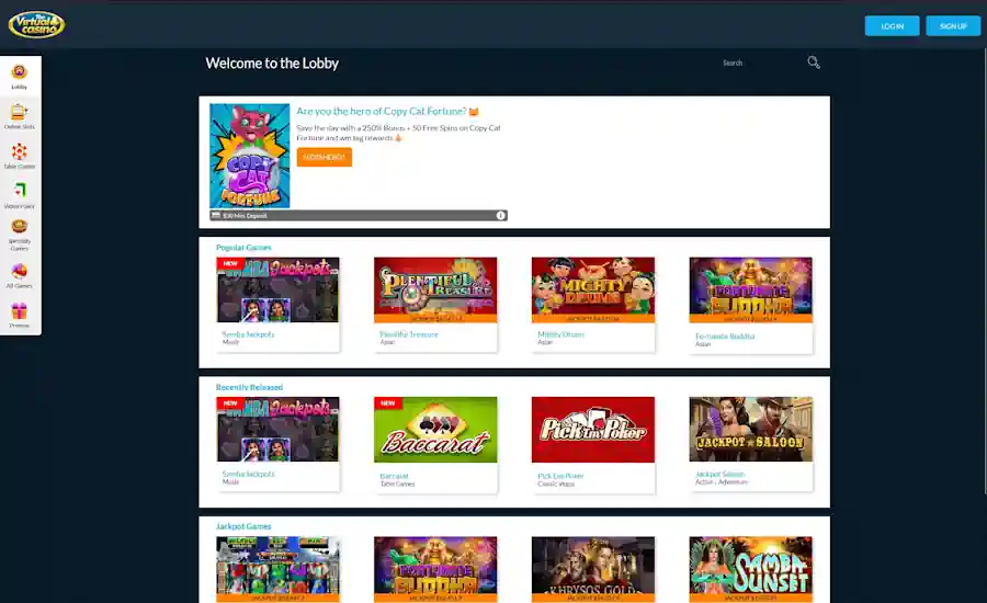 The Virtual Casino Screenshot