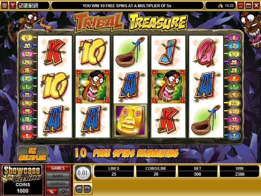 Tribal Treasure Free Spins Play