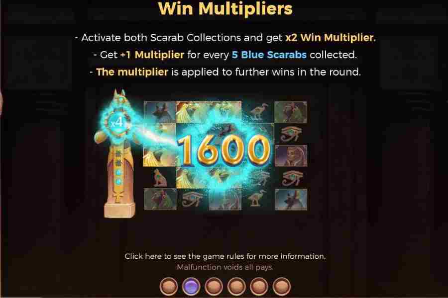 Valley Of The Gods Win Multipliers Feature