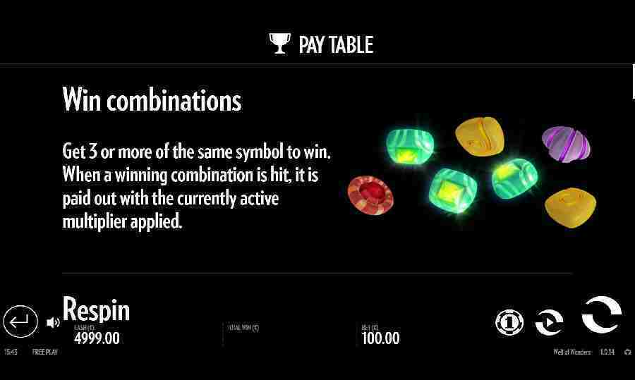 Win Combinations Feature