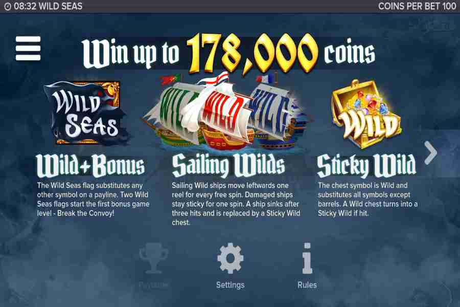 Wild Seas Win Upto 178,000 Coins