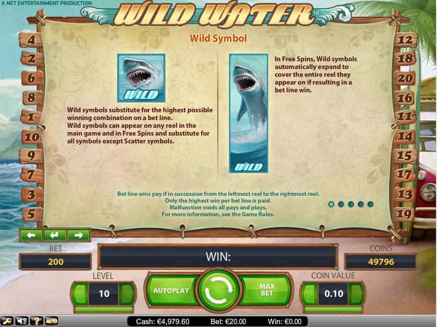 Wild Water Wild Bonus Feature