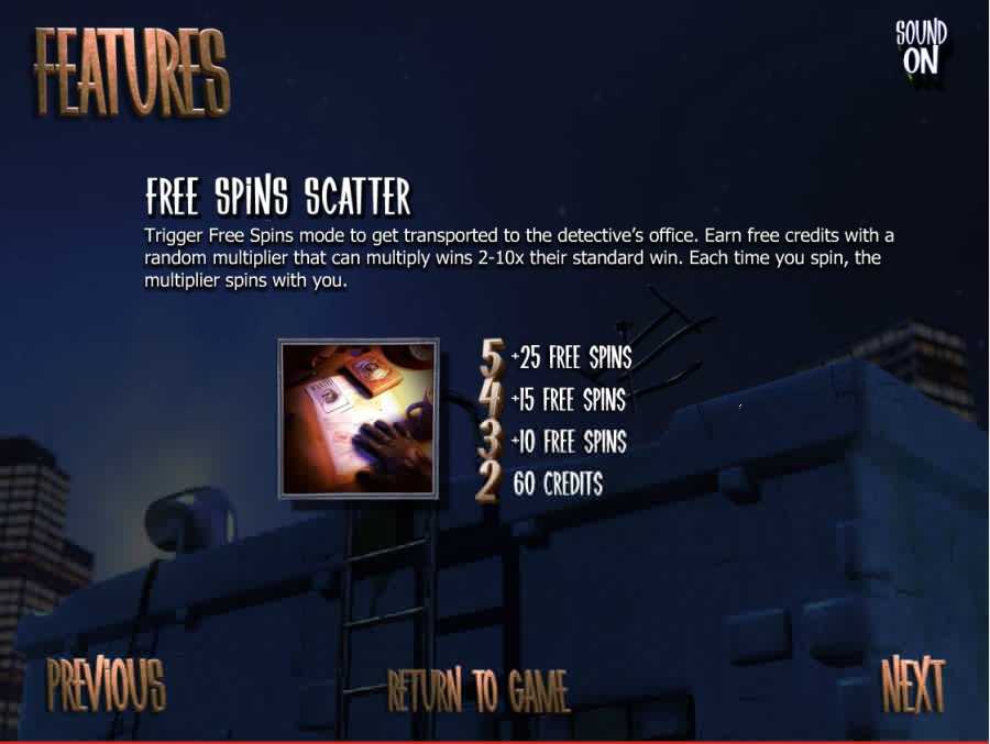 Free Spins Scatter Feature