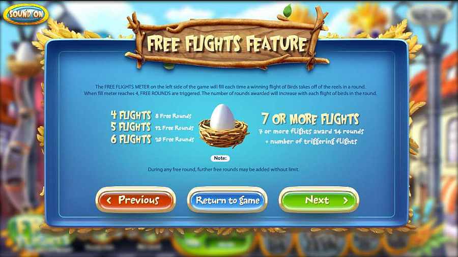 Birds Free Flights Feature