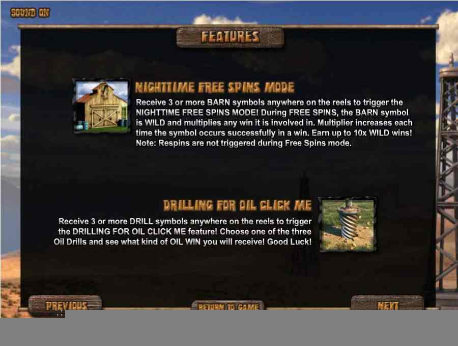 Black Gold Symbol Bonus Features