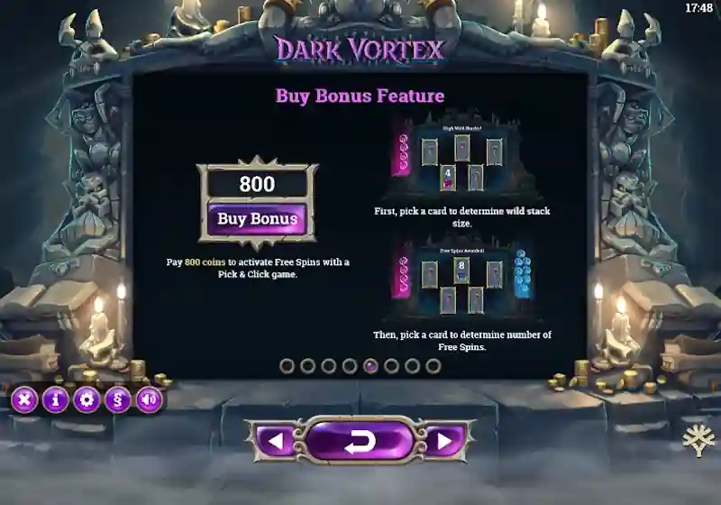 Dark Vortex Buy Bonus Symbols