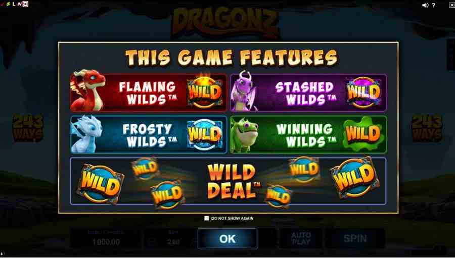 DragonZ Game Features