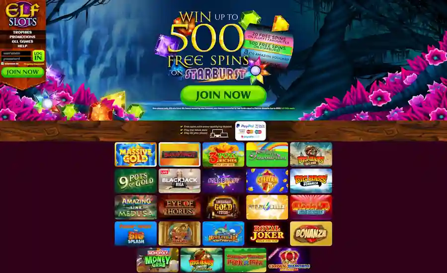 Elf Slots Casino Screenshot