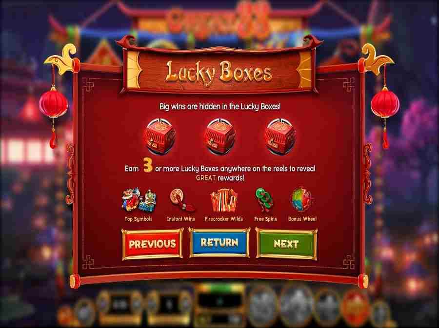 Great 88 Lucky Boxes Feature