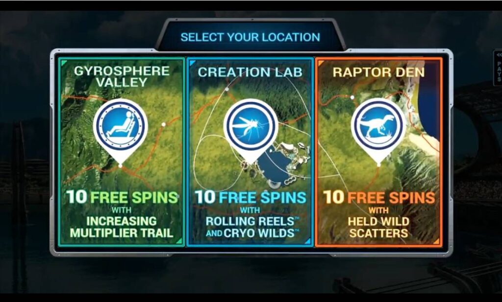 Jurassic World World Location Feature